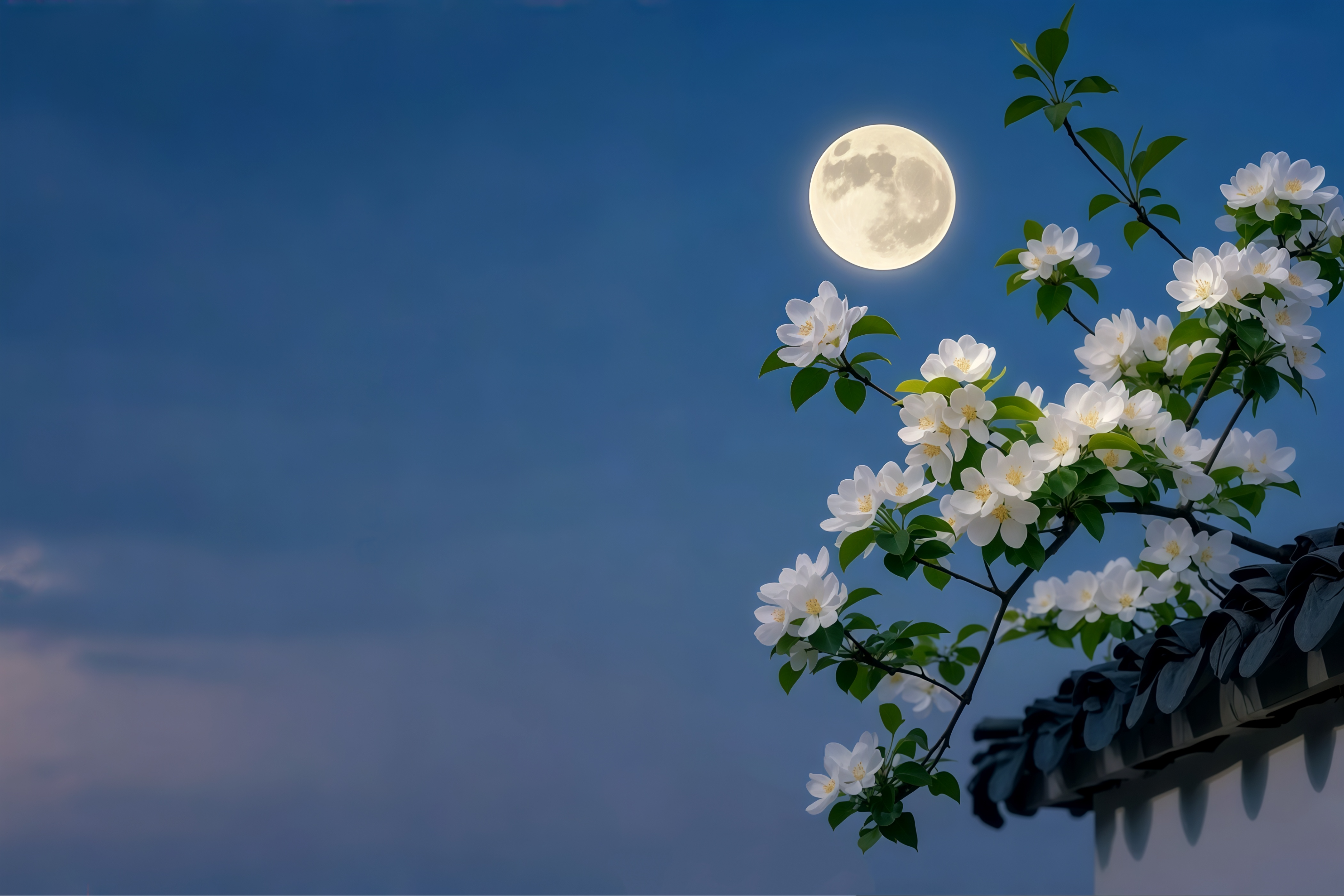 围墙白花-夜空-晨曦.png